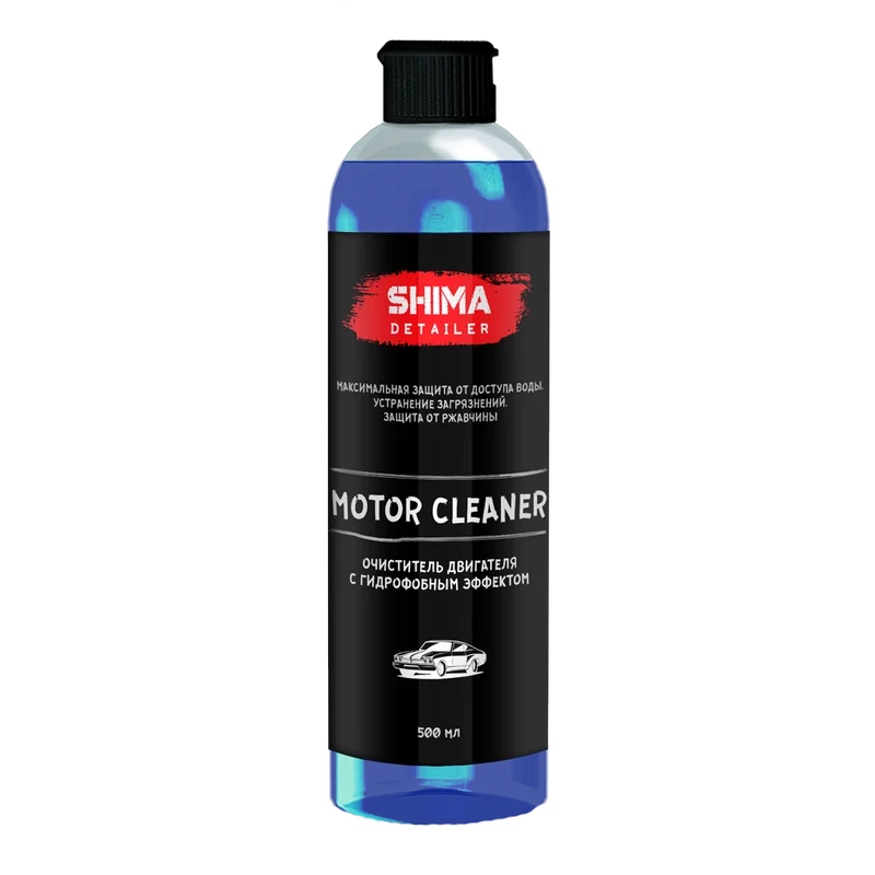 Shima Гидрофобный очиститель двигателя Detailer Motor Cleaner, 500 мл - 1