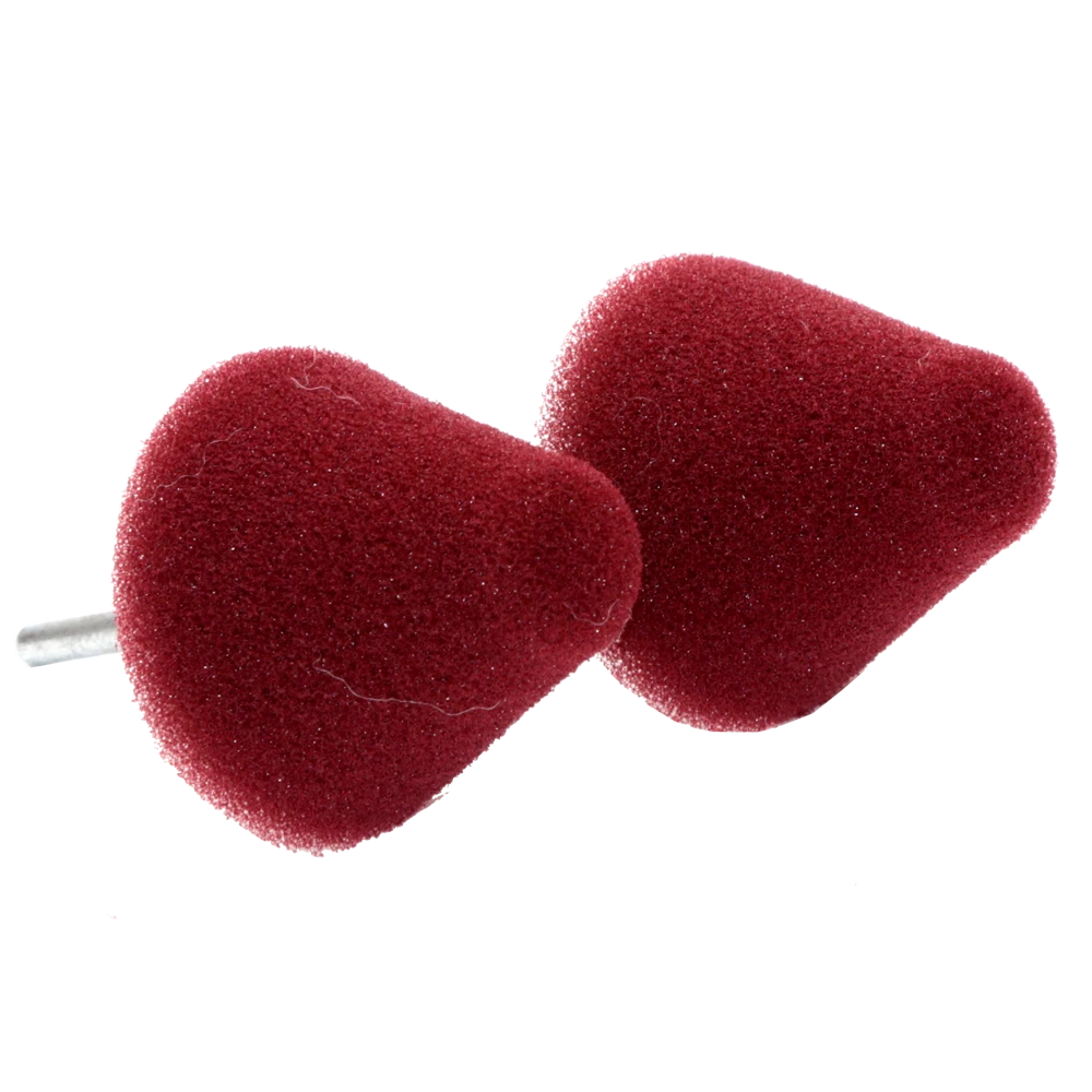 MaxShine Полировальник финишный конусный бордовый 30х30 мм 2 шт. - 2