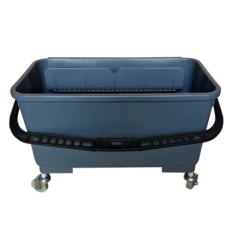 AuTech Ведро для мойки на колесиках с отжимной решеткой в виде кармана, 25 л - 2