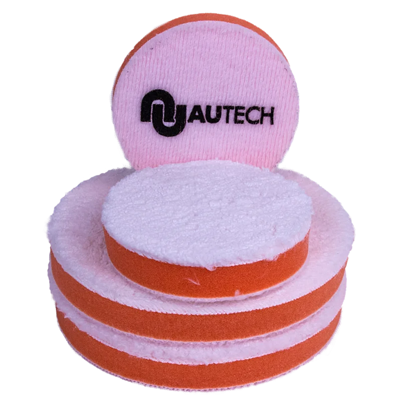 AuTech Круг для полировки микрофибровый 80 мм, 2 шт - 1