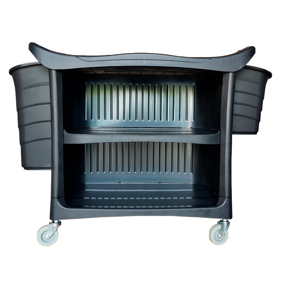 AuTech Пластиковый стол на колесиках с задней стенкой, место полировщика - 2