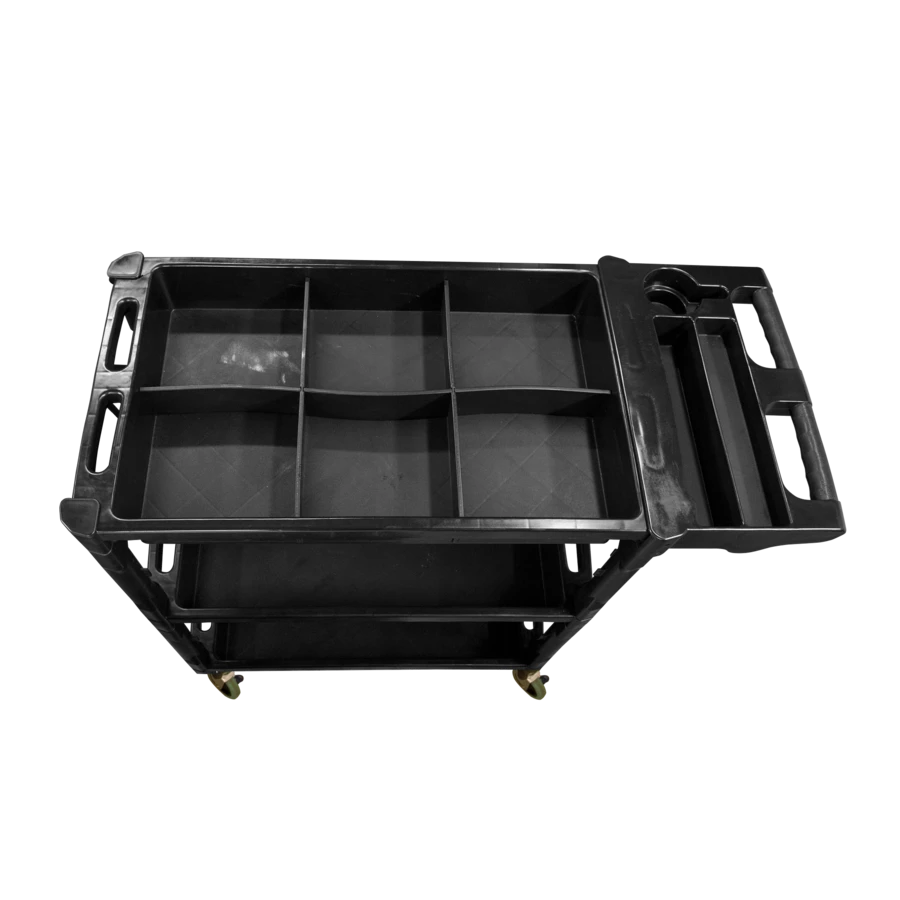 AuTech Тележка для детейлинга 3 яруса с высоким бортом до 150 кг - 2