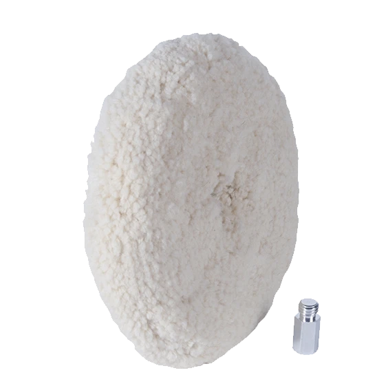 Шерстяной круг полировальный Adolf Bucher 11.00125W 2х сторонний из натуральной шерсти 230 мм - 2