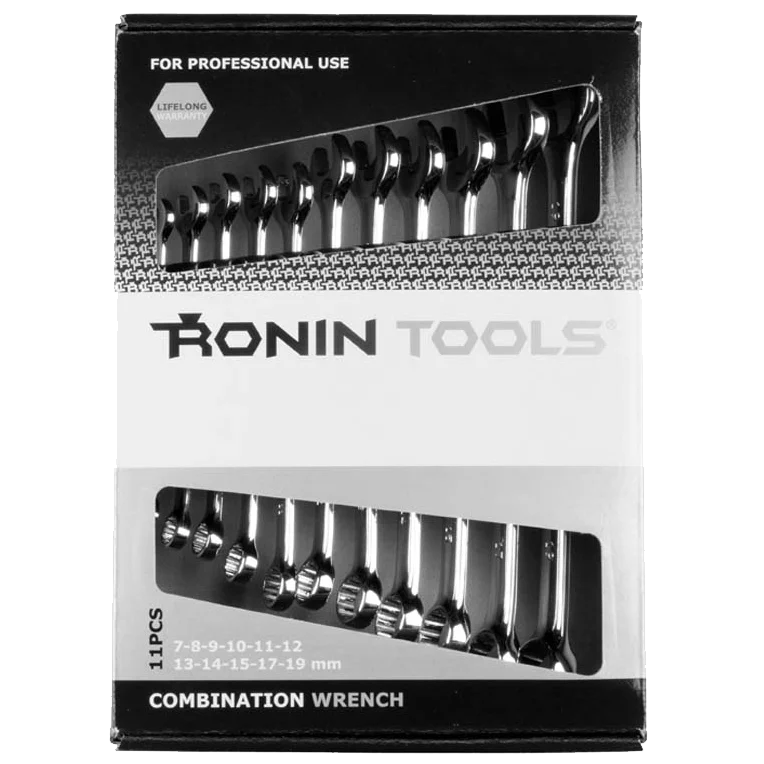 Ronin Tools Набор гаечных ключей 11 шт (7,8, 9,10, 11, 12, 13, 14, 15, 17, 19 мм) - 1