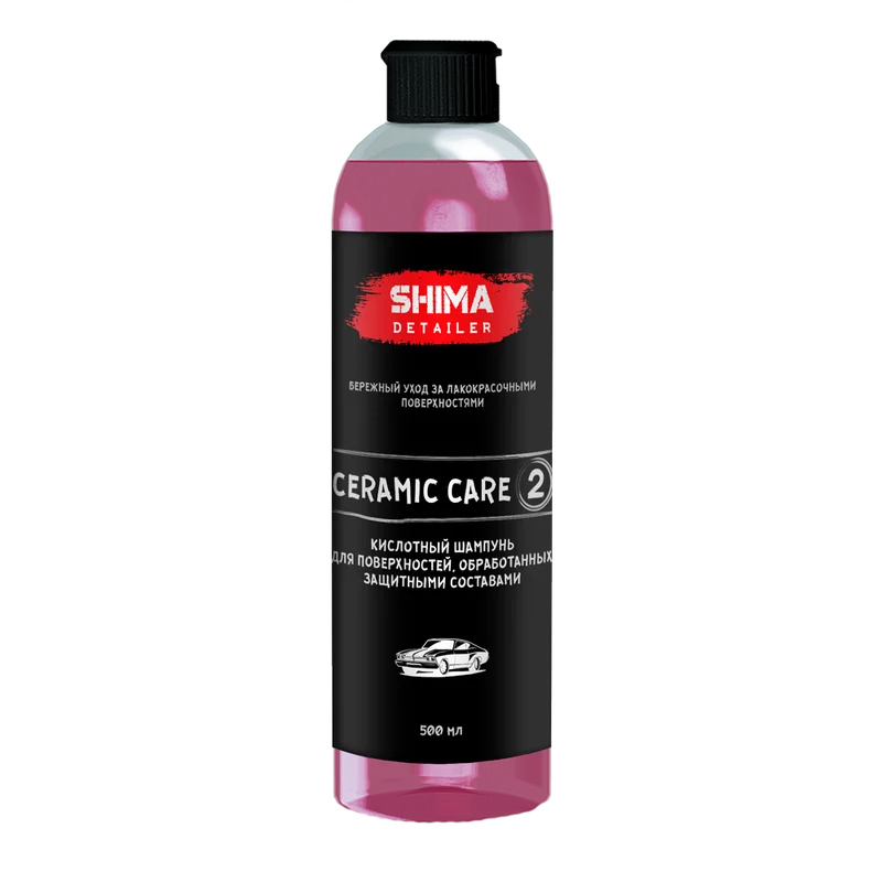 Shima Шампунь для керамических лаков авто SHIMA DETAILER CERAMIC CARE, 500 мл - 1