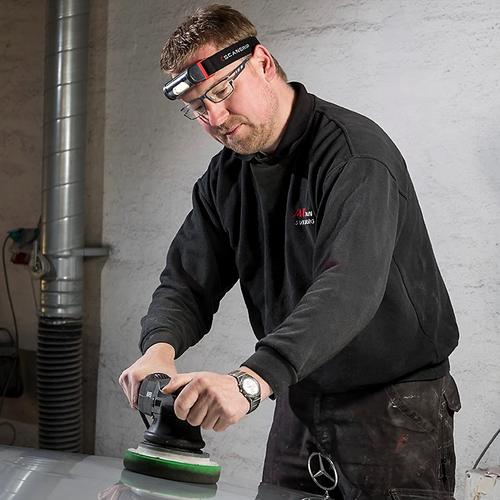 ScanGrip Компактный аккумуляторный светодиодный налобный фонарик I-MATCH - 4