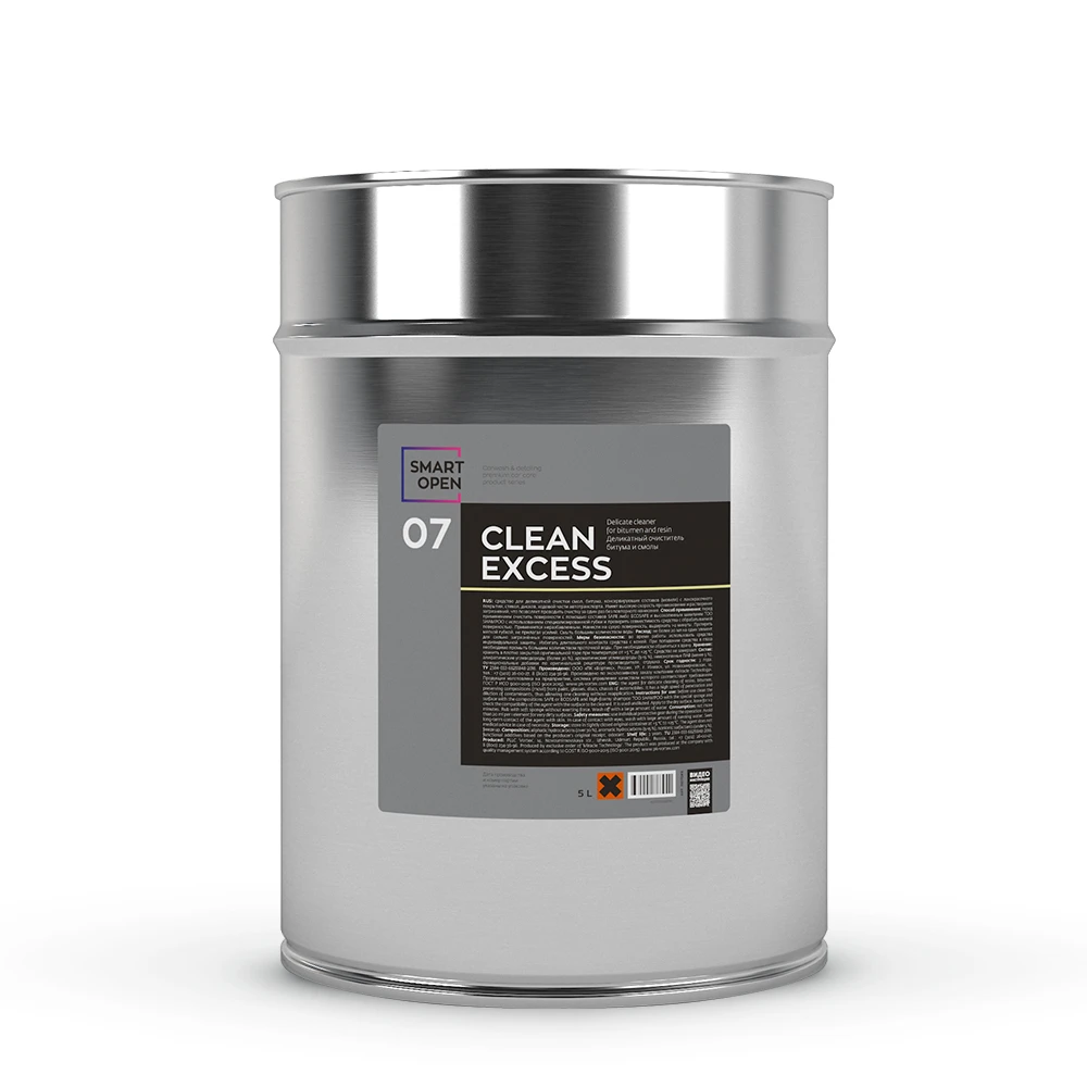 Очиститель ЛКП Smart Open от битума и смолы 07 Clean Excess 5 л - 2