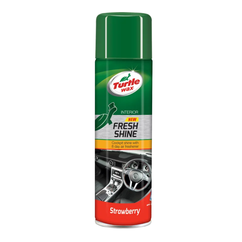 Полироль для пластика клубника Turtle Wax интерьер Fresh Shine Strawberry 53009 500 мл - 1