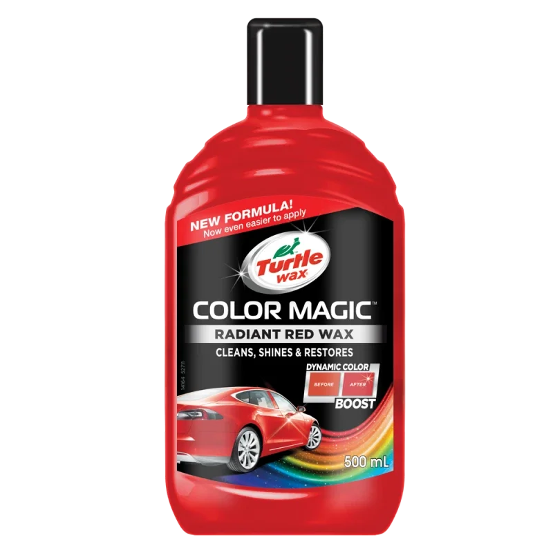 Защитная полировальная паста красная Turtle Wax Color Magic Radiant Red Wax 52711 500 мл - 1