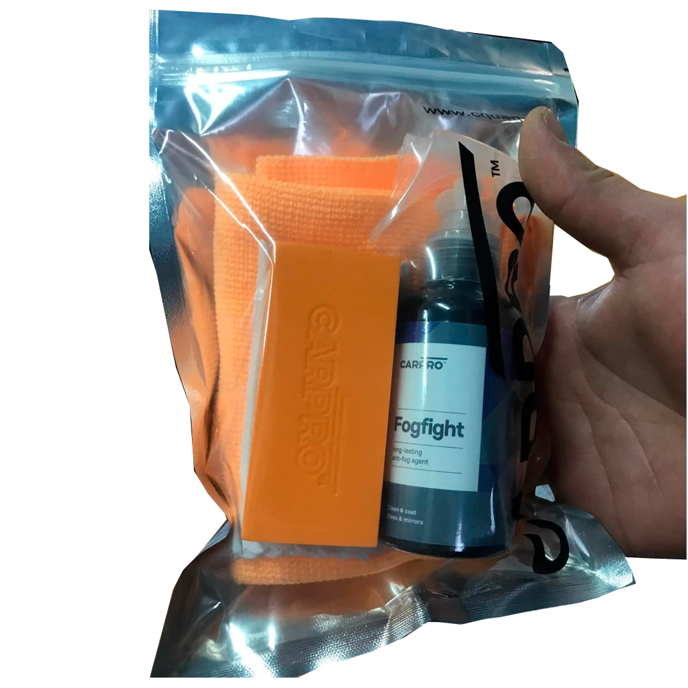 Антизапотеватель автомобильных стекол CarPro Fog Fight kit CP-190 антитуман 100 мл - 2