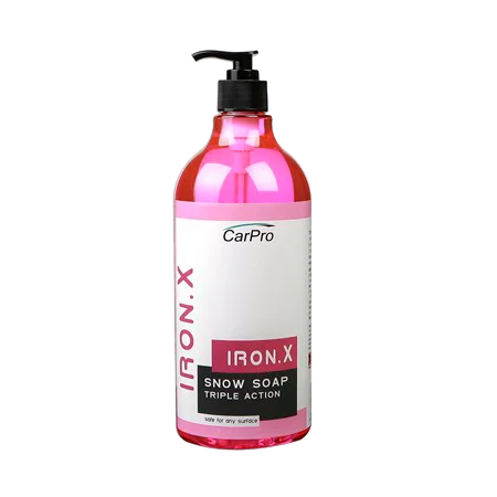Автошампунь CarPro IRON.X SNOW SOAP мощный очиститель 4 л - 1