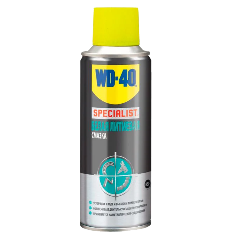 Смазка WD40 SPECIALIST белая литиевая 200 мл - 1