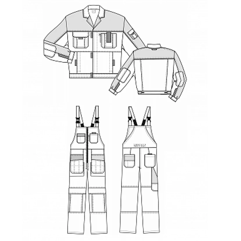 Koch Chemie Проф. одежда для мойщиков авто КОМБИНЕЗОН размер XL - 2