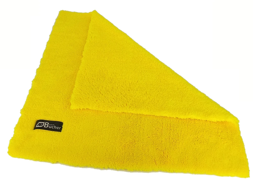 Микрофибра без обметки краев желтая Adolf Bucher 12.0999 550 г/кв см 40х40см - 8