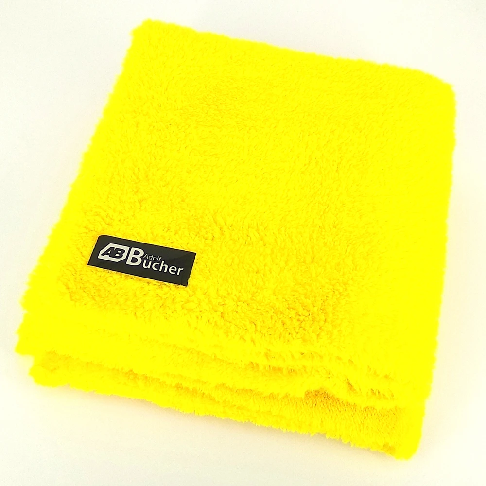 Микрофибра без обметки краев желтая Adolf Bucher 12.0999 550 г/кв см 40х40см - 9