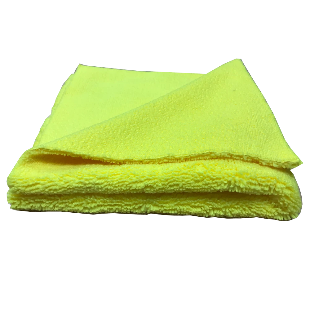 Микрофибра без обметки краев желтая двухсторонняя Adolf Bucher 12.0888 400 г/кв см 40х40см - 3