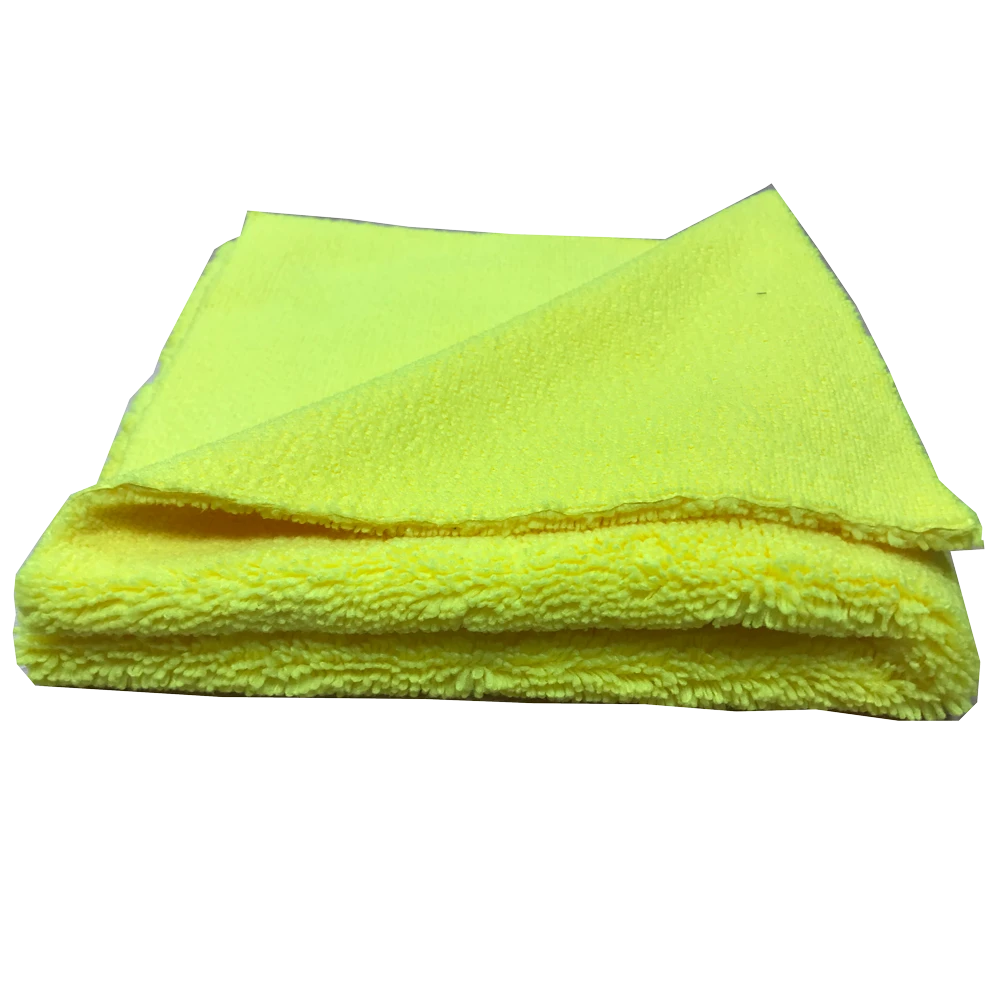 Микрофибра без обметки краев желтая двухсторонняя Adolf Bucher 12.0888 400 г/кв см 40х40см - 4