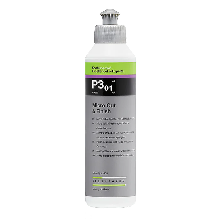 Koch Chemie Micro Cut & Finish P3.01 Микро-абразивная полировальная паста с воском, 250 мл - 1