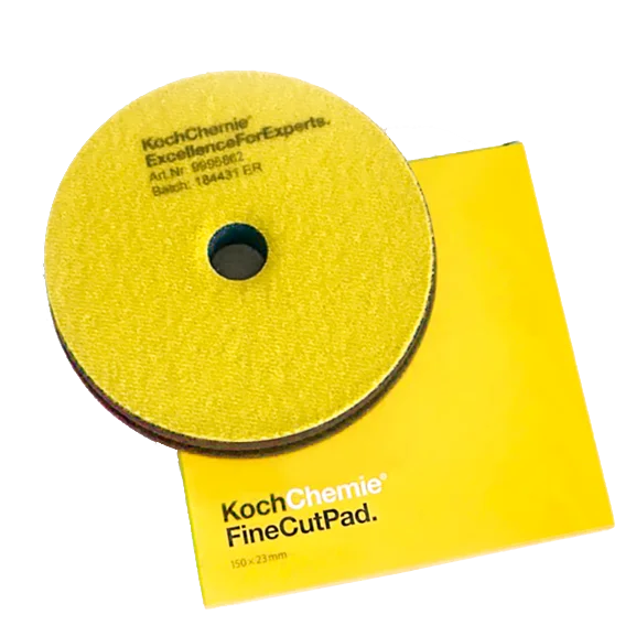 Поролоновый полировальный круг Koch Chemie Fine Cut Pad 999582 режущий 150х23 мм - 1