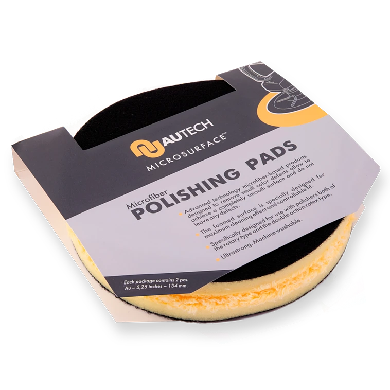 Микрофибровый полировальный круг AuTech A-65110 агрессивный 130 мм - 2