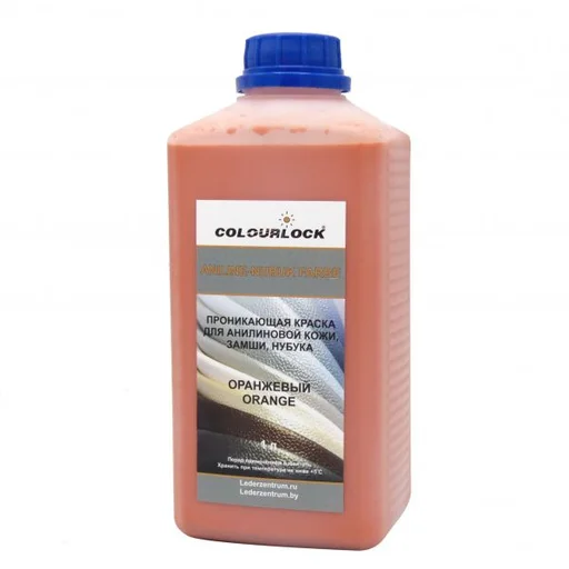 Краска для анилиновой кожи оранжевая Colourlock Orange 1 л - 1
