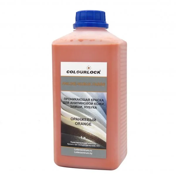 Краска для анилиновой кожи оранжевая Colourlock Orange 1 л - 1