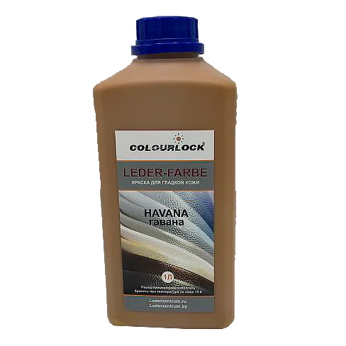 Краска для кожи салона автомобиля гавана Colourlock Leder Farbe Havana 1 л - 1