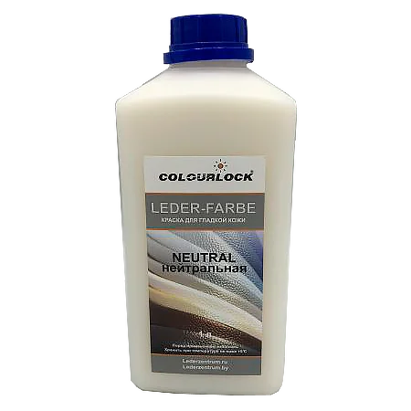 Краска для кожи салона автомобиля нейтральная Colourlock Farbe neutral 1 л - 1