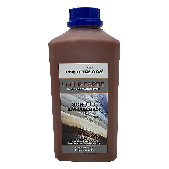 Краска для кожи салона автомобиля шоколадная Colourlock Leder Farbe Schoko 1 л - 1