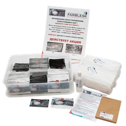 Набор для восстановления фар Farblesk на 45 автомобилей в салфетках