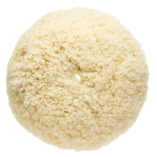 Шерстяной круг полировальный Mirka Twisted Wool 7990185111 из крученой шерсти 180 мм - 1