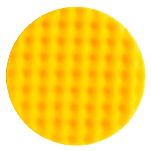 Поролоновый полировальный круг Mirka 7993408521 желтый рельефный 85 мм - 1