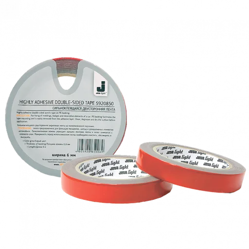 Клейкая лента двусторонняя JETA Light 5920850/19 монтажная 19 мм х 5 м - 1
