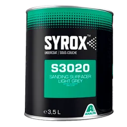 Грунт выравниватель светло серый VS2 шлифуемый Syrox S3020 3,5 л