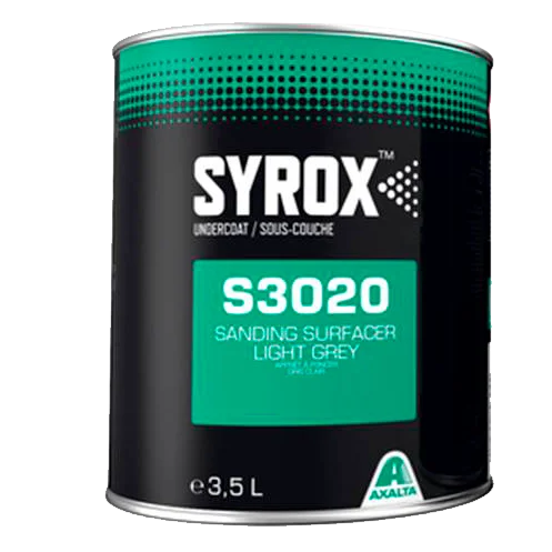 Грунт выравниватель светло серый VS2 шлифуемый Syrox S3020 3,5 л - 1