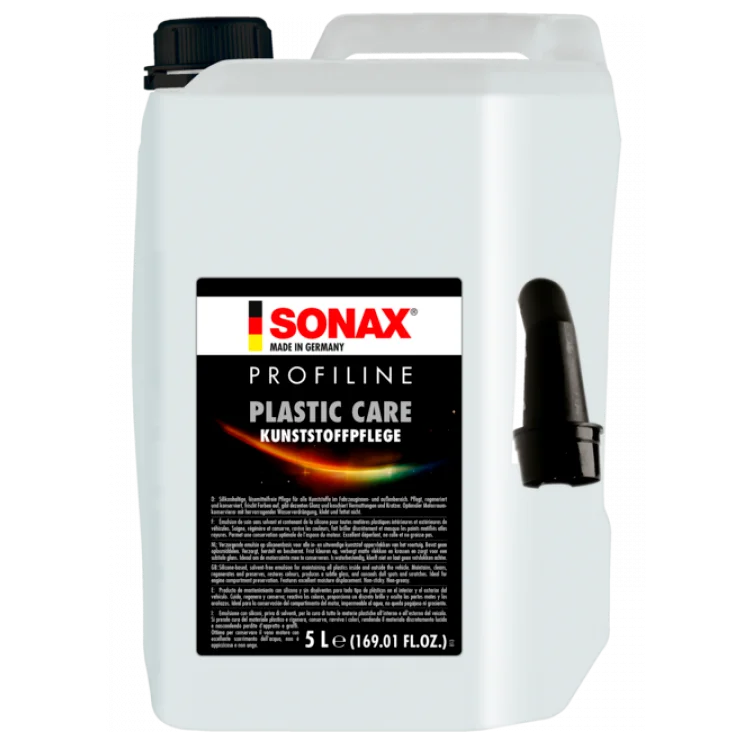 Чернение неокрашенного пластика Sonax ProfiLine Plastic Care 205500 5 л - 1