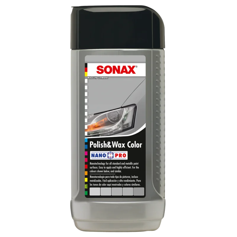 Защитная полировальная паста Sonax NanoPro Polish & Wax Color 296341 серебристый серый 250 мл - 1