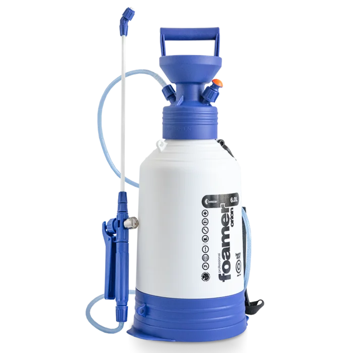 Накачной помповый пеногенератор щелочной Kwazar Foamer Orion Super Alkaline V-6 WTO.0336 синий 6 л - 1