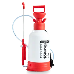 Накачной помповый пеногенератор Kwazar Foamer Orion Super HD Acid line WTO.1290 красный 6 л