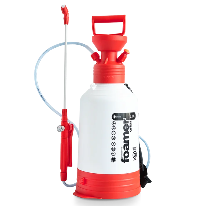 Накачной помповый пеногенератор Kwazar Foamer Orion Super HD Acid line WTO.1290 красный 6 л - 1