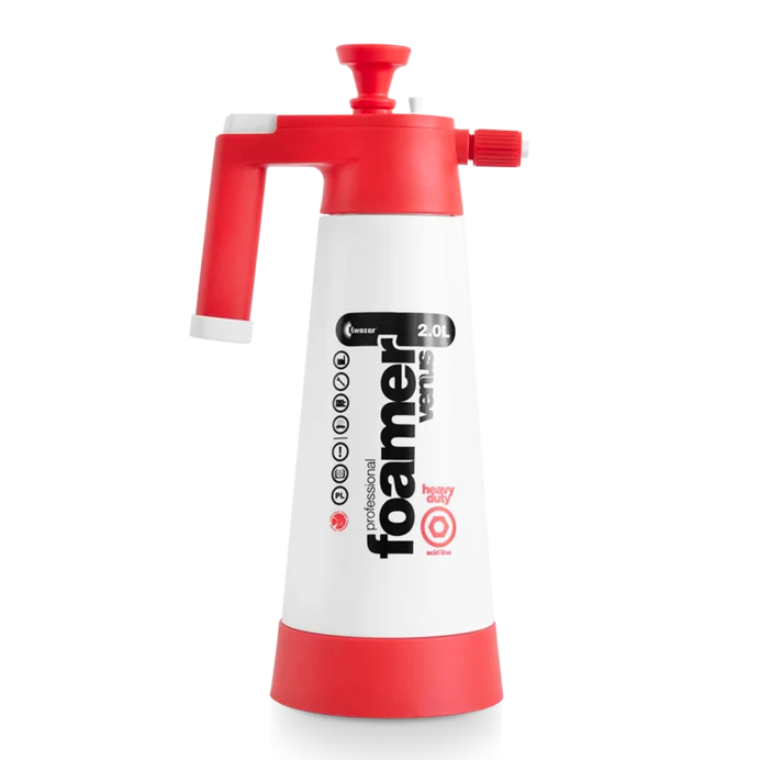 Накачной помповый пенообразователь Kwazar Venus Super Foamer HD Acid Line WTV.1185 красный 2 л - 1