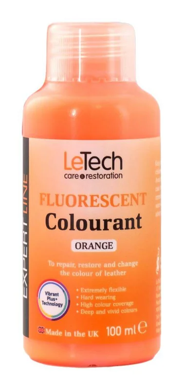 Краска для кожи LeTech Leather Flour Colourant Orange 011280100 100мл - 1