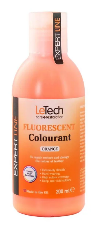 Краска для кожи LeTech Leather Flour Colourant Orange 011280200 200мл - 1