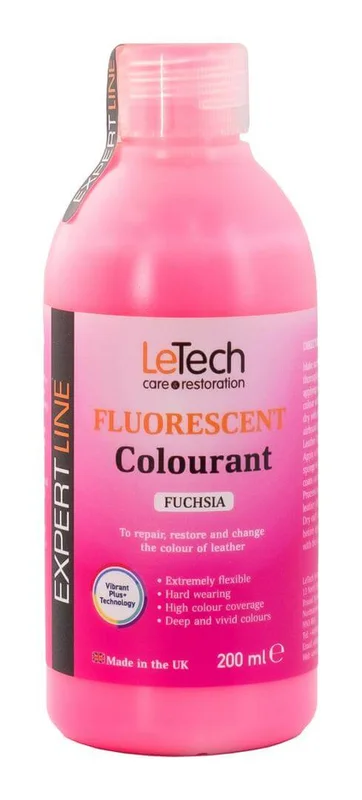 Краска для кожи LeTech Leather Flour Colourant Fuchsia 011300200 200мл - 1