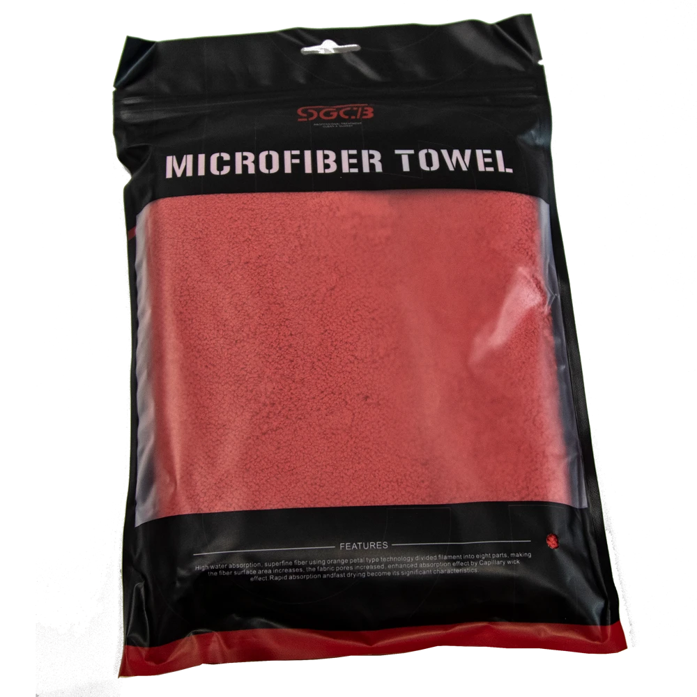 Микрофибра SGCB AuG1027 для полировки красная 600 г/м2 40х40см - 2