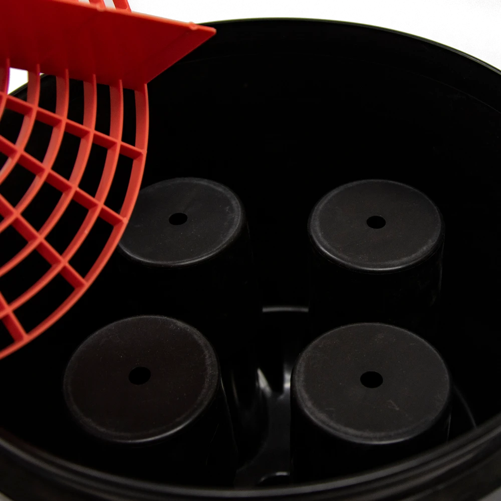 Ведро для мойки полировальных кругов SGCB AuG1020 черное - 2