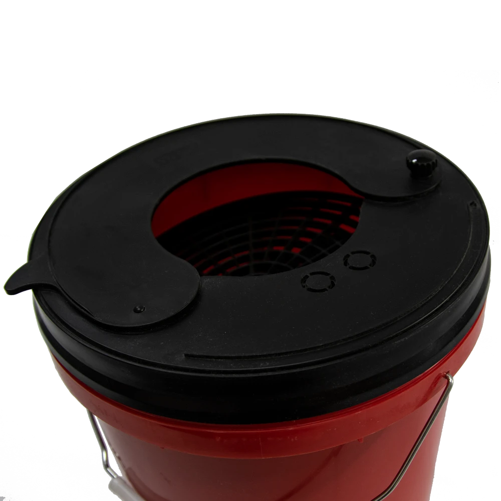 Ведро для мойки полировальных кругов SGCB AuG1021 красное - 2