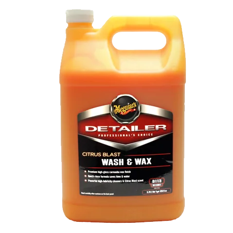 Автошампунь с воском Meguiars Citrus Blast Wash Wax D11301 3,78 л - 1