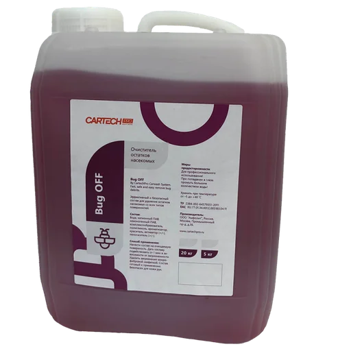 Очиститель ЛКП Cartech Pro Bug Off от остатков насекомых 5 кг - 1