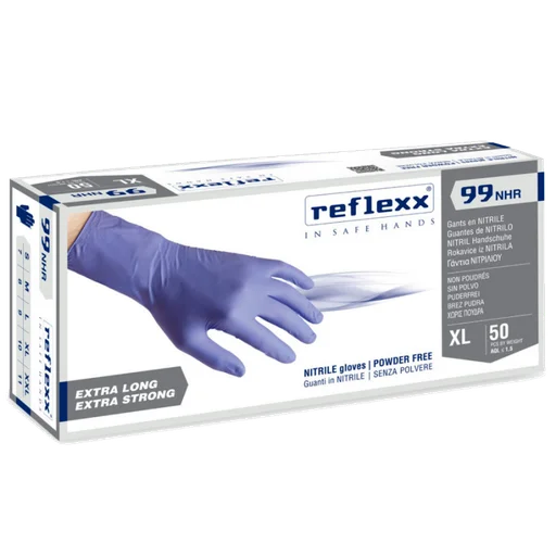 Перчатки Reflexx R99-XL химостойкие одноразовые длинные 25 пар - 1